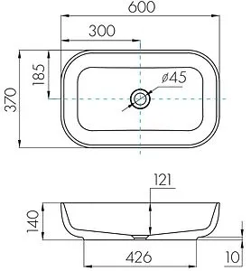 Тумба-умывальник подвесная Aquaton Марбл 80 слэйт/белый матовый 1A2762K4MH4C0 Тумба-умывальник подвесная Aquaton Марбл 80 слэйт/белый матовый 1A2762K4MH4C0, 3