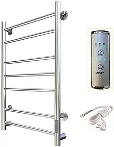 Полотенцесушитель электрический лесенка Тругор Аспект Пэк сп 3 80х50 32 мм полированная сталь Полотенцесушитель электрический лесенка Тругор Аспект Пэк сп 3 80х50 32 мм полированная сталь, 3