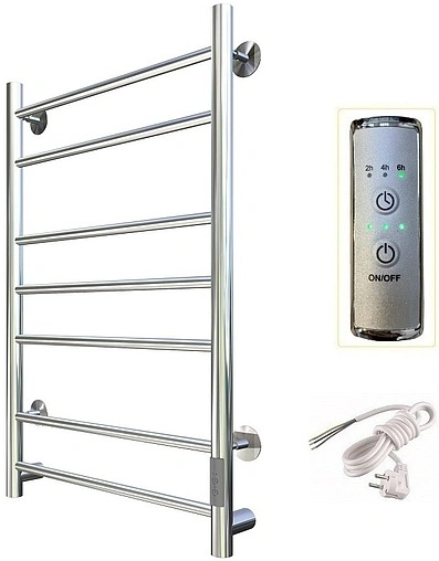 Полотенцесушитель электрический лесенка Тругор Аспект Пэк сп 3 80х40 32 мм полированная сталь