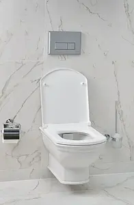 Крышка-сиденье для унитаза с микролифтом VitrA Serenada белый 124-003-009 Крышка-сиденье для унитаза с микролифтом VitrA Serenada белый 124-003-009, 4