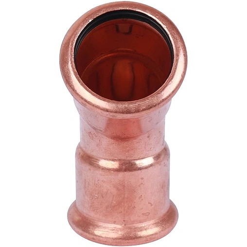 Отвод пресс двухраструбный 28мм угол 45° Sanha 6041 1604128