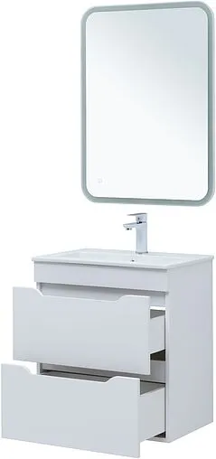 Тумба под умывальник Aquanet Практика 60 белый матовый 00330457