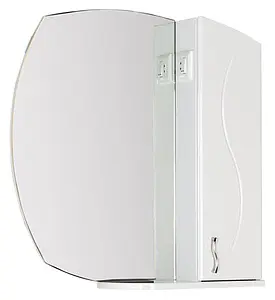 Шкаф-зеркало Aquanet Моника 75 R белый 00186774 Шкаф-зеркало Aquanet Моника 75 R белый 00186774, 1
