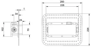 Скрытая часть смесителя для раковины Villeroy&Boch Universal TVW00015200000 Скрытая часть смесителя для раковины Villeroy&Boch Universal TVW00015200000, 2