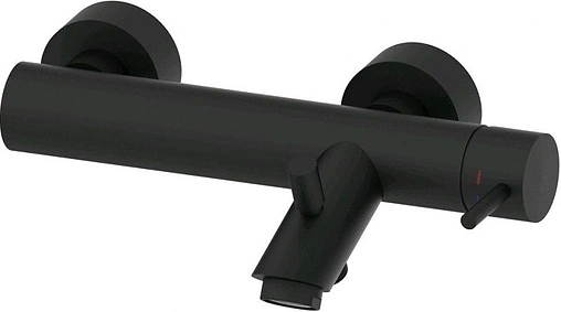 Смеситель для ванны Paffoni Light чёрный матовый LIG022NO
