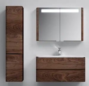 Шкаф-пенал подвесной Am.Pm Sensation 40 L орех M30CHL0406NF Шкаф-пенал подвесной Am.Pm Sensation 40 L орех M30CHL0406NF, 4