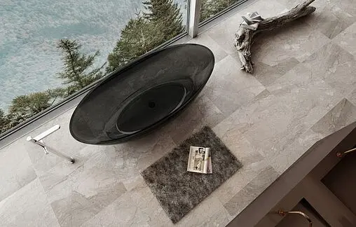 Ванна отдельностоящая прозрачная Abber Kristall 180x85 AT9702Onyx