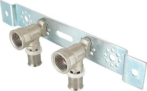 Монтажная планка с водорозетками пресс 16мм x ½&quot;в Valtec VTm.224.N.001604