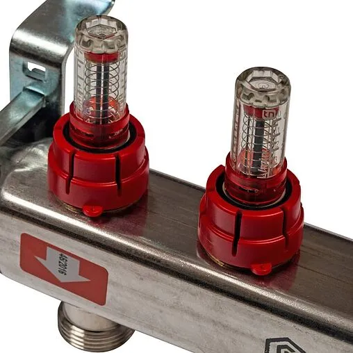 Группа коллекторная с расходомерами 3 отвода 1&quot;в/в x ¾&quot;ек Stout SMS 0917 000003