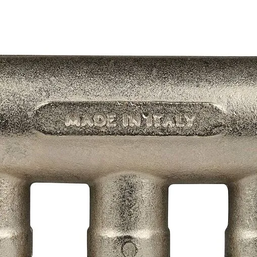 Коллектор запорный проходной 3 отвода синий 1"в/н x ½"н Stout SMB 6201 011203