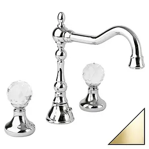 Смеситель для раковины Cezares Atlantis золото ATLANTIS-BLS2-A-03/24-Sw, 1