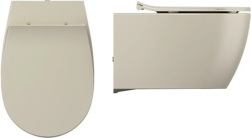 Унитаз подвесной безободковый ISVEA Sentimenti Neo слоновая кость 10AR02010-2K