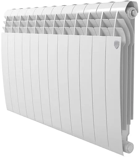 Радиатор алюминиевый 12 секций Royal Thermo BiLiner Alum 500 Bianco Traffico RTBA50012