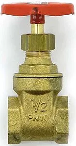 Задвижка клиновая 1"в x 1"в Uni-Fitt 140G4000 Задвижка клиновая 1"в x 1"в Uni-Fitt 140G4000, 1