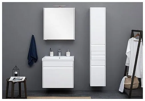 Шкаф-пенал Aquanet Палермо 35 R белый 00203943