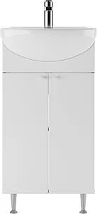 Тумба-умывальник напольный Айсберг Промо 45 белый DP2610T+4607152361988, 3