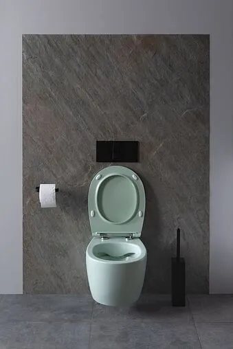 Унитаз подвесной безободковый Allen Brau Fantasy мятный 4.11004.MT