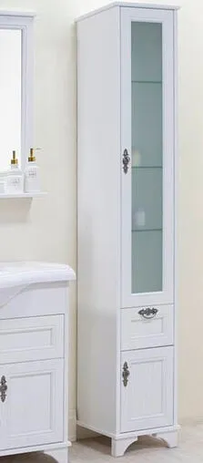 Шкаф-пенал напольный Aquaton Идель 35 R дуб белый 1A198003IDM7R