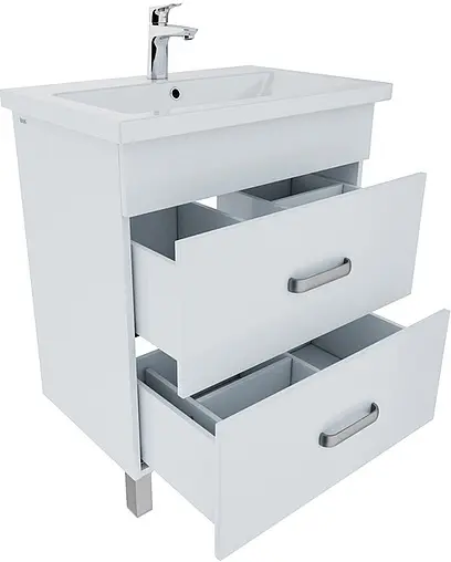 Тумба под умывальник напольная IDDIS New Custo 70 белый NCU70W0i95