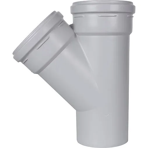 Тройник внутренний бесшумный D=110x110мм Угол 45° Stout SKB-0015-111145