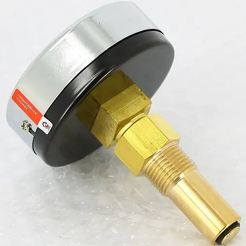 Термоманометр аксиальный Росма ТМТБ-31Т.1 80мм 6 бар 120°С гильза 46мм ½&quot; 00000002290