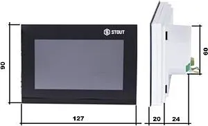 Проводная панель управления контроллером Stout M-7 черный STE-0101-007004, 2