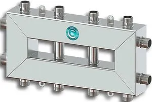 Распределительный коллектор 5 контуров с гидрострелкой 1¼"н x 1"н Север-Компакт+(Aisi) 1915053 Распределительный коллектор 5 контуров с гидрострелкой 1¼"н x 1"н Север-Компакт+(Aisi) 1915053, 1