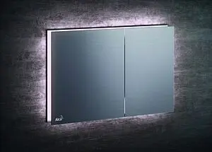 Клавиша смыва для унитаза AlcaPlast AIR LIGHT-WHITE нержавеющая сталь с белой подсветкой, 4