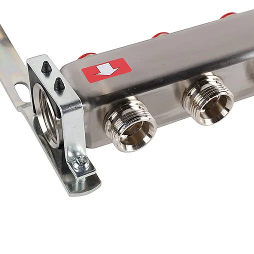 Группа коллекторная без расходомеров 9 отводов 1"в/в x ¾"ек Rommer RMS-3201-000009