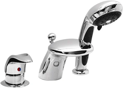 Смеситель на борт ванны на 3 отверстия Vega Cobra хром 91А1705025