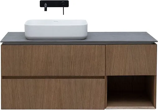 Тумба под умывальник подвесная Allen Brau Infinity 120 L дуб 1.21005.NO