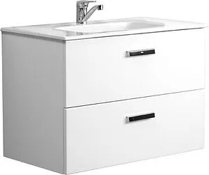 Тумба-умывальник подвесная Roca Victoria Nord 80 белый глянец ZRU9000032+ZRU9000032, 1