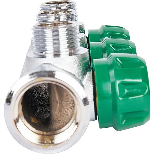 Коллектор регулирующий проходной 3 отвода ¾&quot;в/н x ½&quot;к Stout SMB-6850-341203