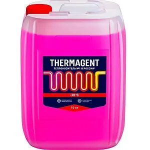 Теплоноситель (Антифриз) этиленгликоль Thermagent -30 10кг 910265 Теплоноситель (Антифриз) этиленгликоль Thermagent -30 10кг 910265, 1