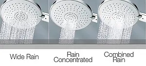 Лейка ручного душа Bossini Mixa/3 Fitair 140 хром B00168.030 Лейка ручного душа Bossini Mixa/3 Fitair 140 хром B00168.030, 4