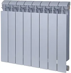 Радиатор биметаллический 8 секций Global Style Plus 500 серый Радиатор биметаллический 8 секций Global Style Plus 500 серый, 1