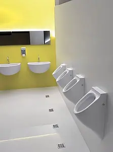 Писсуар со скрытым подводом воды Kerasan Aquatech белый 373501, 5