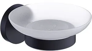 Мыльница Timo Saona чёрный матовый 13021/03 Мыльница Timo Saona чёрный матовый 13021/03, 1