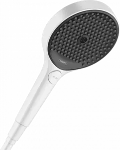 Лейка ручного душа Hansgrohe Rainfinity 130 3jet белый матовый/графит 26864700 Лейка ручного душа Hansgrohe Rainfinity 130 3jet белый матовый/графит 26864700, 1