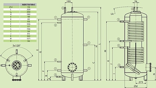 Буферная емкость Drazice NADO 750/100 v3 121680388
