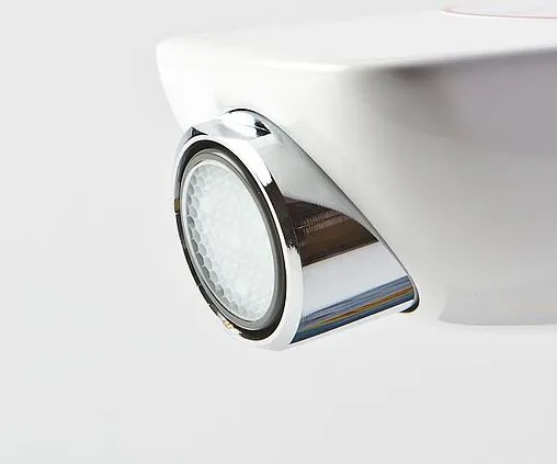 Смеситель для биде Kludi Balance белый/хром 522169175 Смеситель для биде Kludi Balance белый/хром 522169175