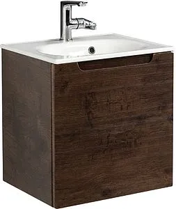 Тумба под умывальник подвесная BelBagno ETNA 50 L Rovere Moro ETNA-500-1A-SO-RW-P-L, 3