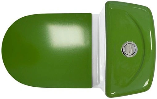Унитаз-компакт Sanita Luxe Best Color Green белый/зеленый BSTSLCC09130522