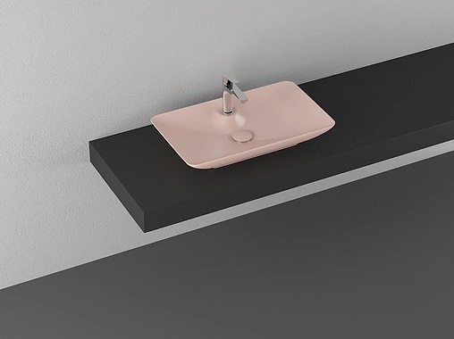 Раковина ISVEA SistemaY Clear 65 лососевый 10SY50065SV-2S Раковина ISVEA SistemaY Clear 65 лососевый 10SY50065SV-2S