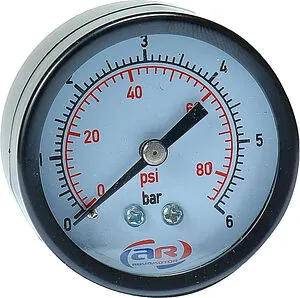 Манометр аксиальный AQUAMOTOR 50мм 6 бар ¼&quot; AR112009, 1