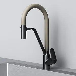 Смеситель для кухни с подключением к фильтру Am.Pm Like чёрный/бежевый F8007826, 5