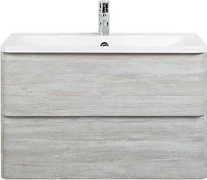 Тумба-умывальник подвесная BelBagno ALBANO 80 Rovere Vintage Bianco ALBANO-800-2C-SO-RVB+, 1