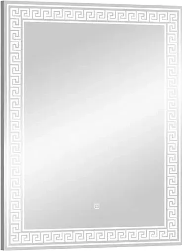Зеркало с подсветкой Continent Apollo Led 60x80 с музыкальным блоком, с подогревом белый ЗЛП292