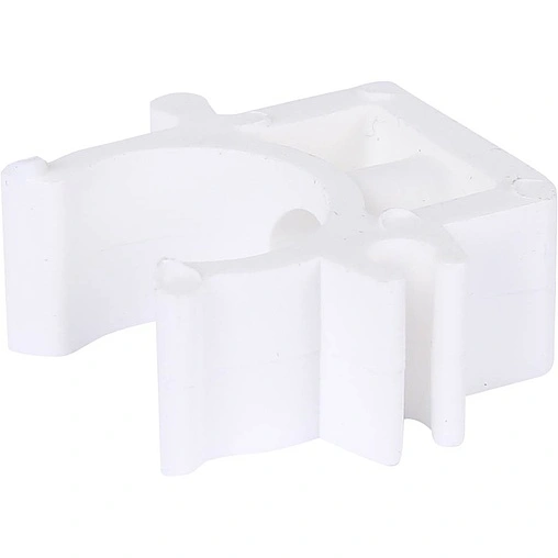 Клипса D=16мм белый Sinikon Fix.16