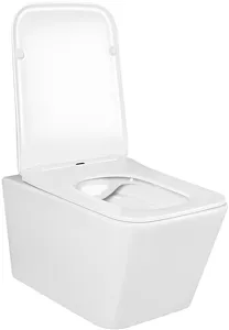 Унитаз подвесной безободковый Aquatek Либра New белый AQ0530N-00, 5